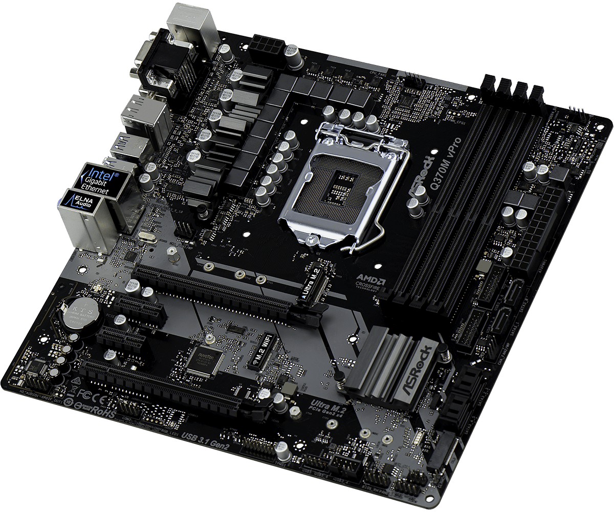 Asrock q370m vpro обзор